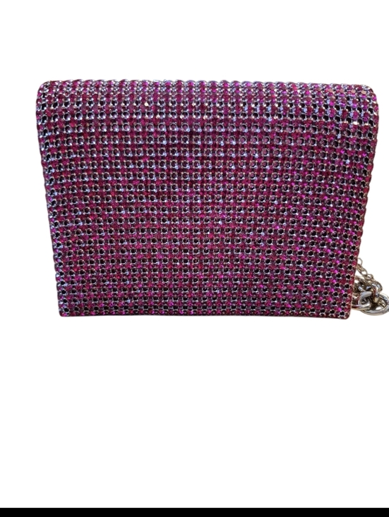 Jessica McClintock Handbags - Jessica McClintock Women's Purse Clutch Pink Rhinestone